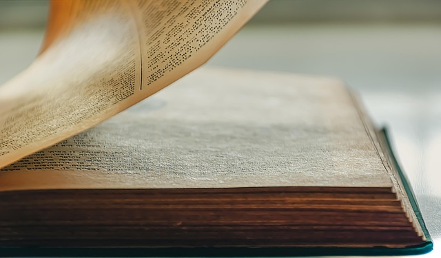 Person reading financial education book about UK investing with notebook and pen